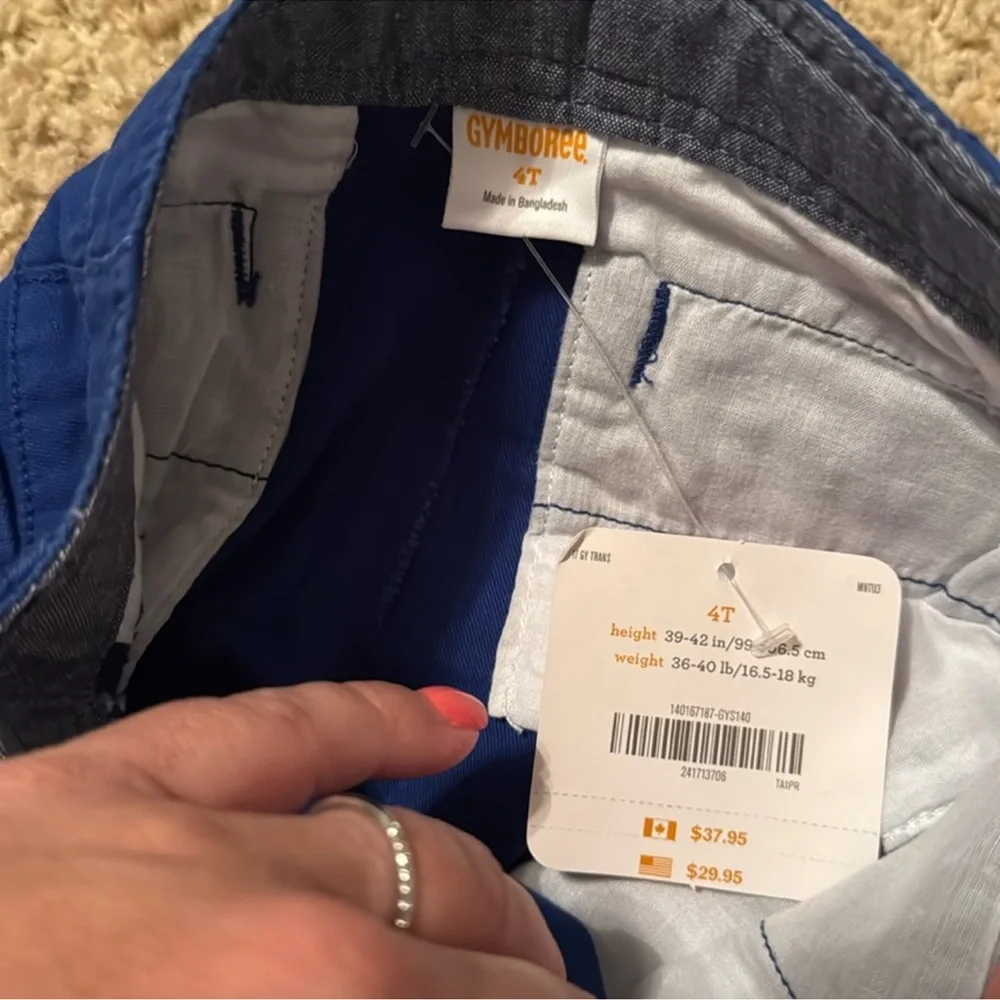 Gymboree Blue Cargo Shorts